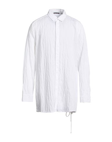 Man Shirt White Size M Modal, Polyamide