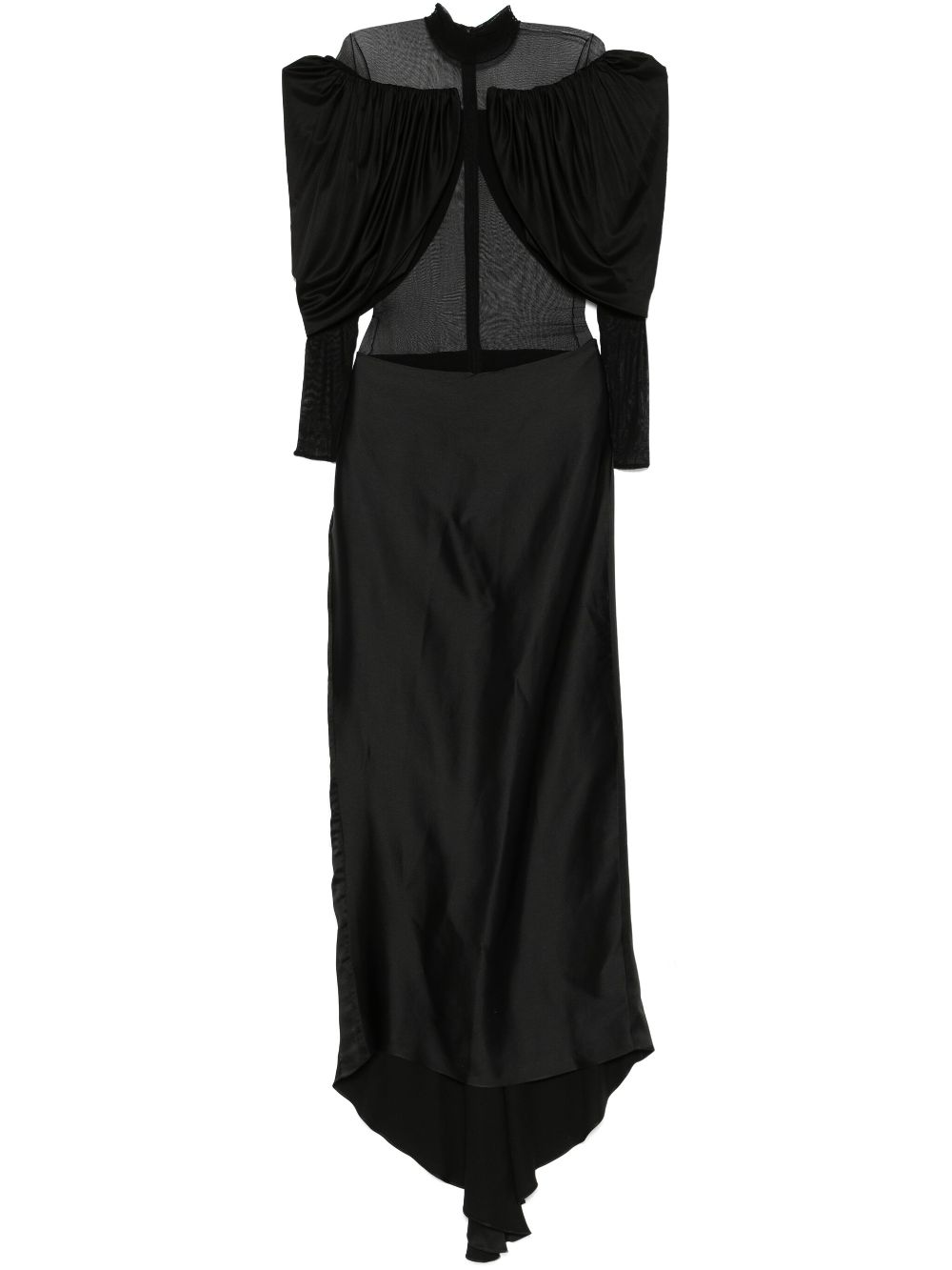 Caryatid gown - Black