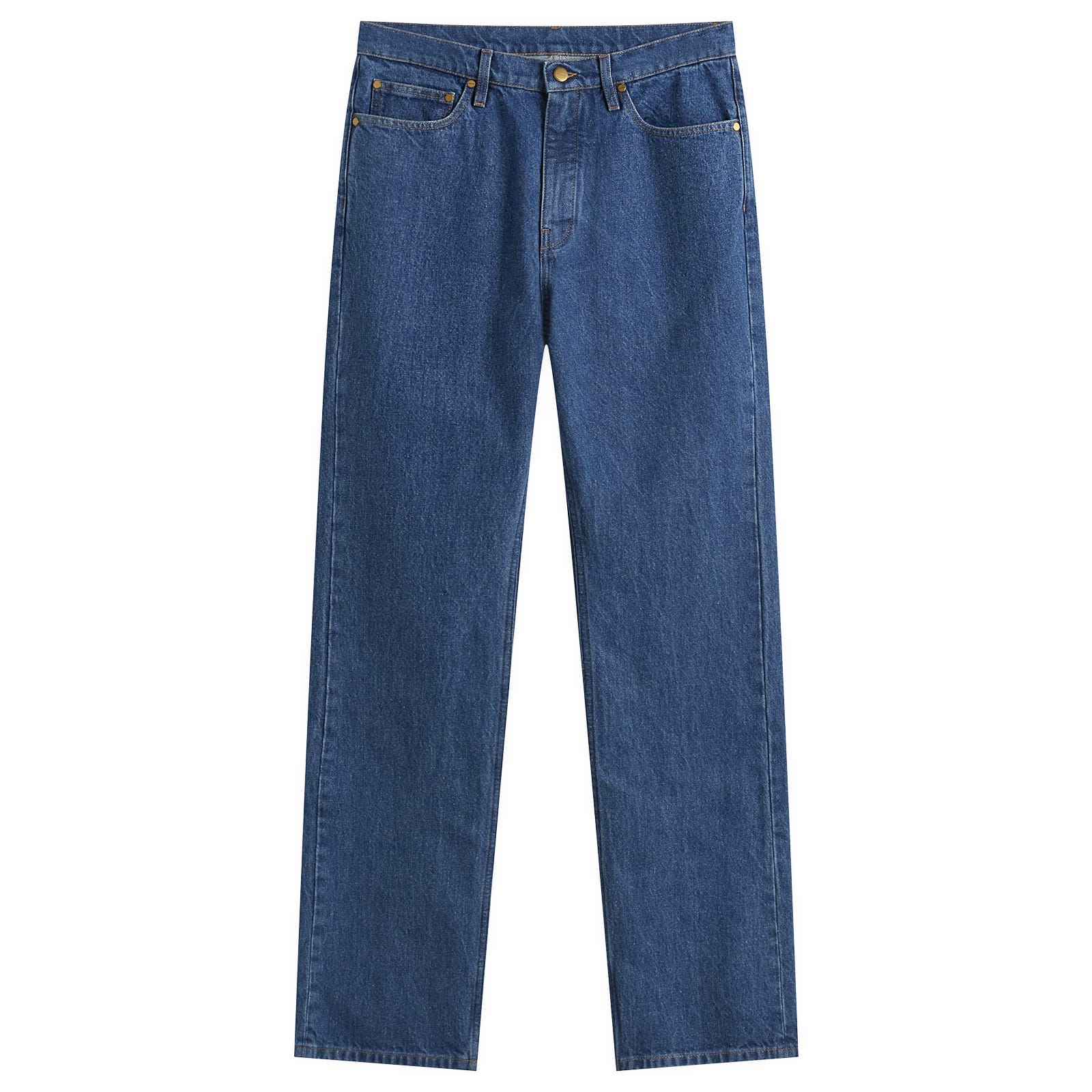 Men's Straight Cut Denim Jeans Medium Denim