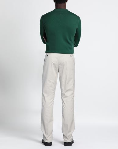 Man Pants Light grey Size 40 Cotton, Elastane