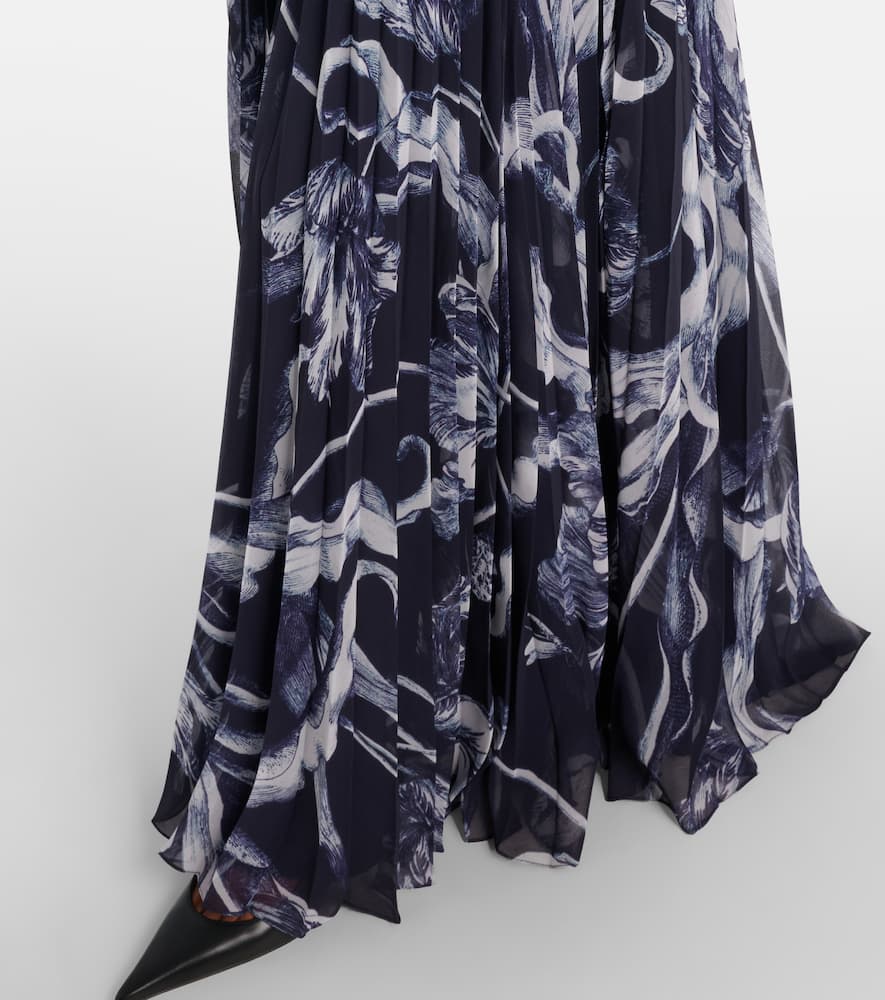 Floral voile gown