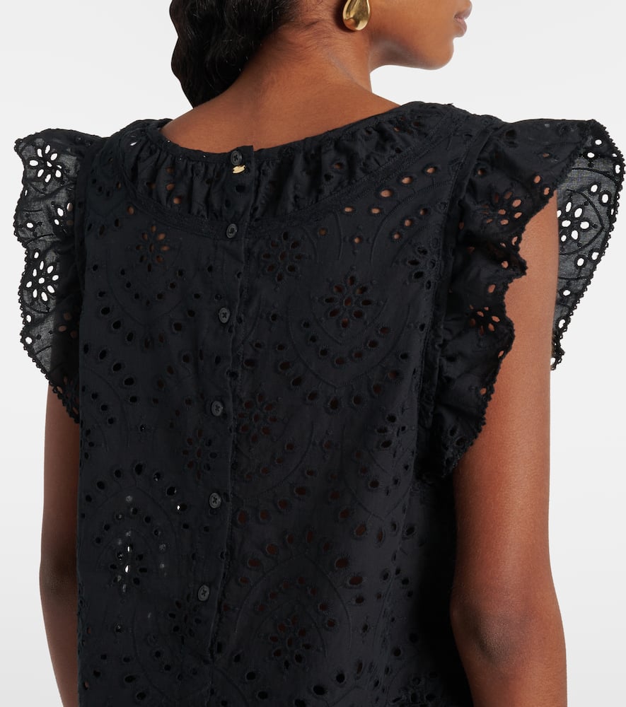 Broderie anglaise cotton top
