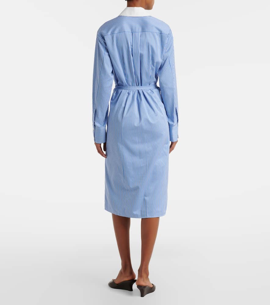 Floyd pinstripe cotton poplin shirt dress