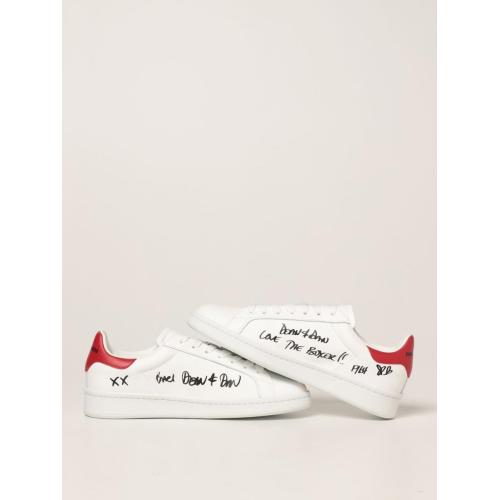 Boxer leather trainers
