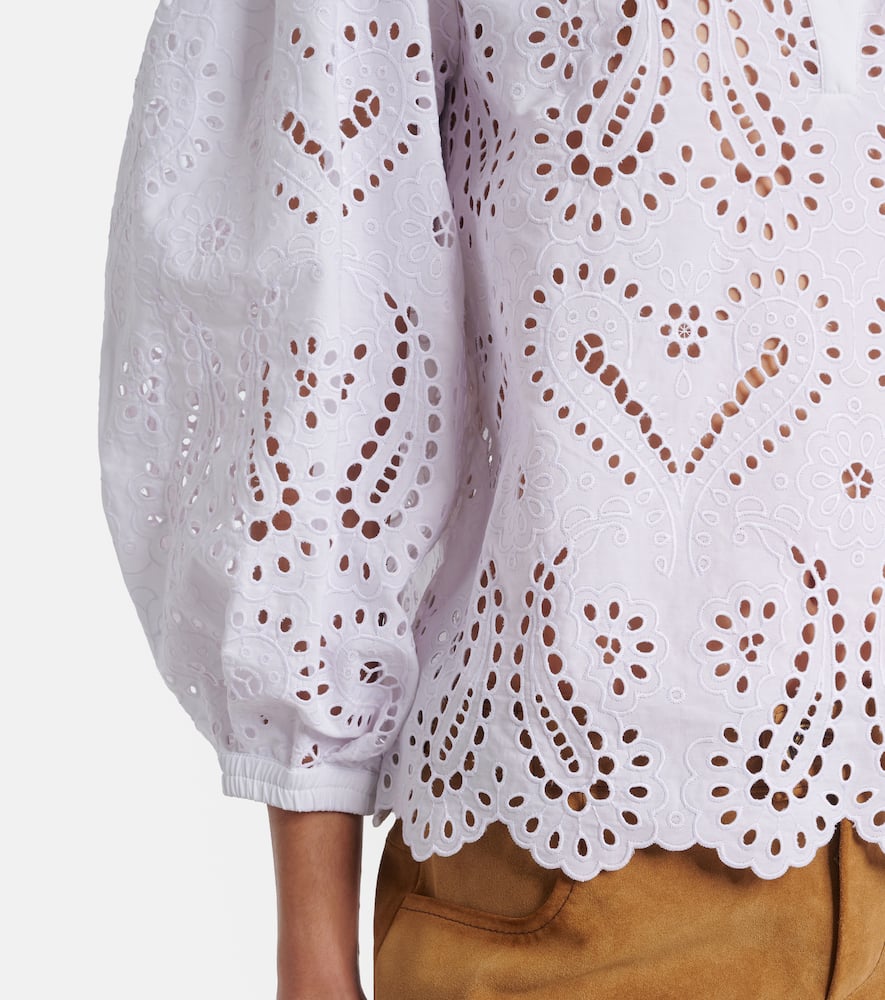 Cotton-blend top
