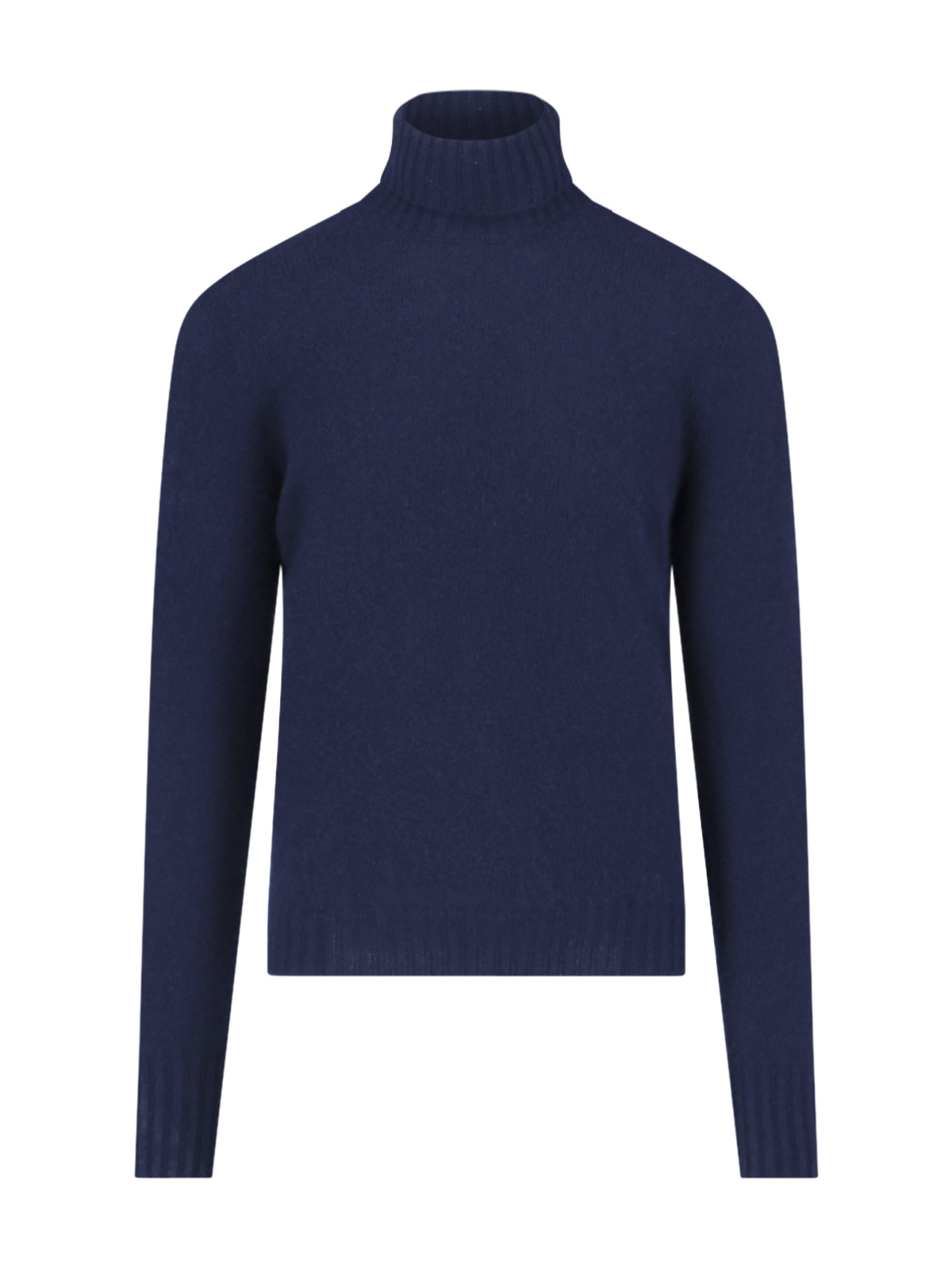 Rollkragenpullover - Blau