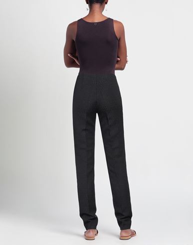 Woman Pants Black Size 10 Wool, Polyester, Polyamide