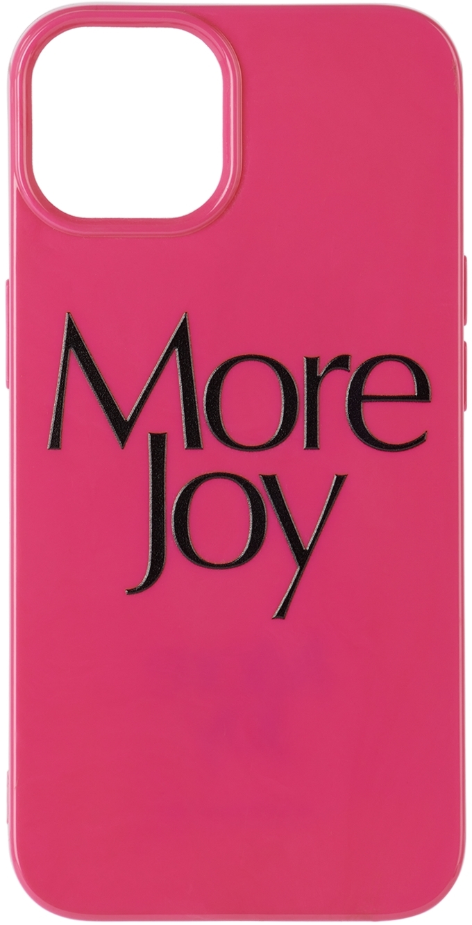 Pink More Joy iPhone 13 case