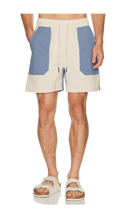 OAS Rex Swim Shorts in Blue - Blue,Blue. L also in M, S, XL/1X