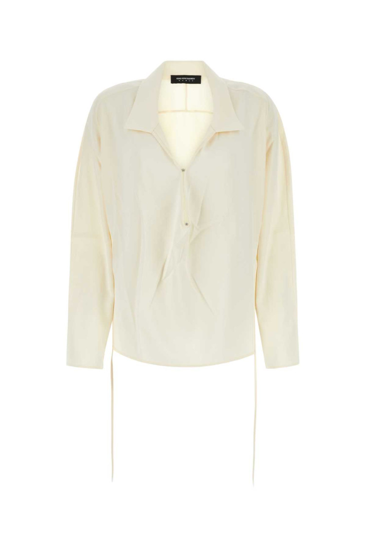 Ivory Satin Shirt