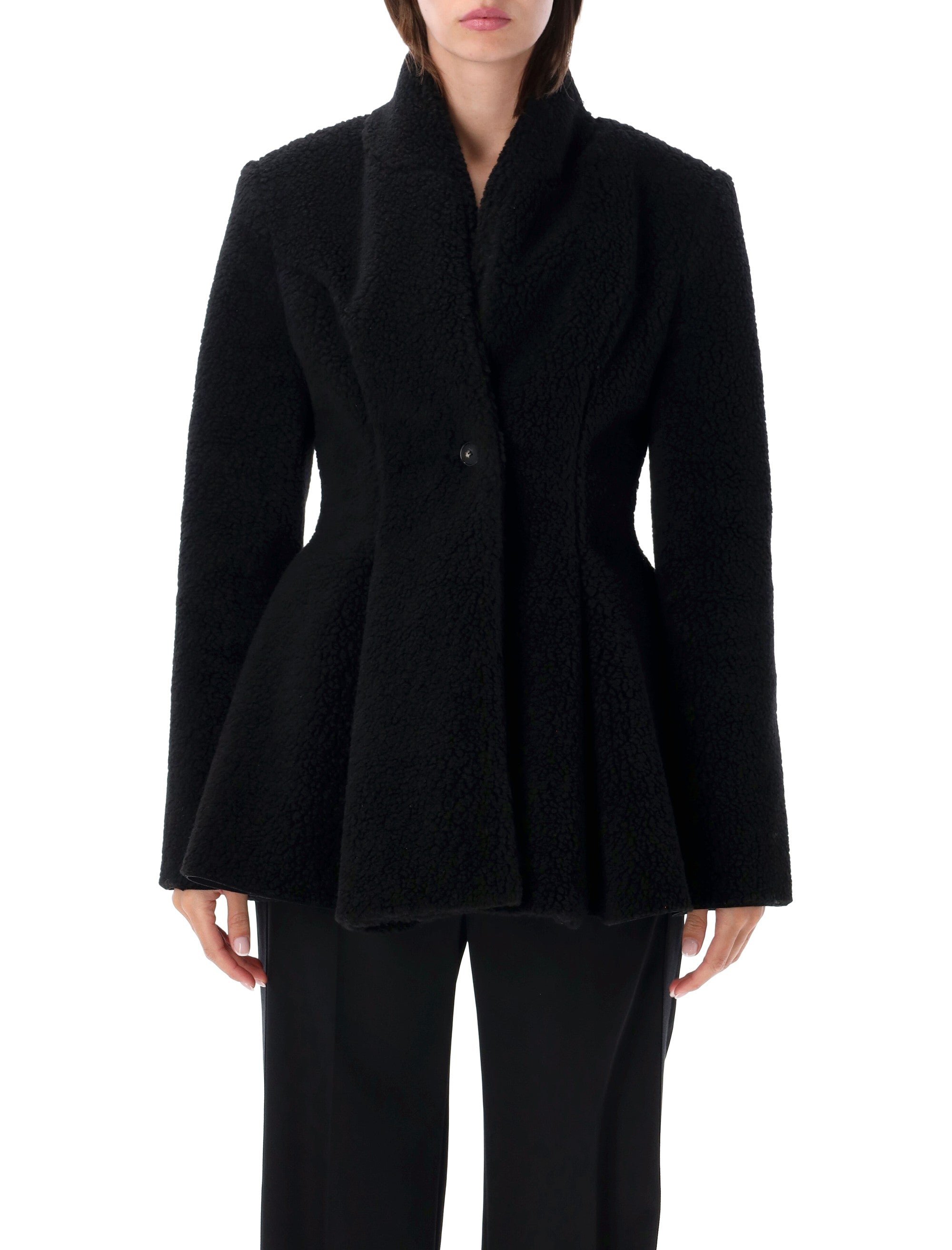 Women's Tailored Wool-Blend Coat