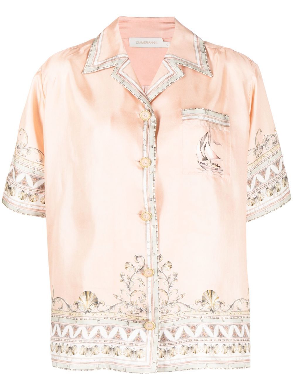 High Tide silk shirt - Pink
