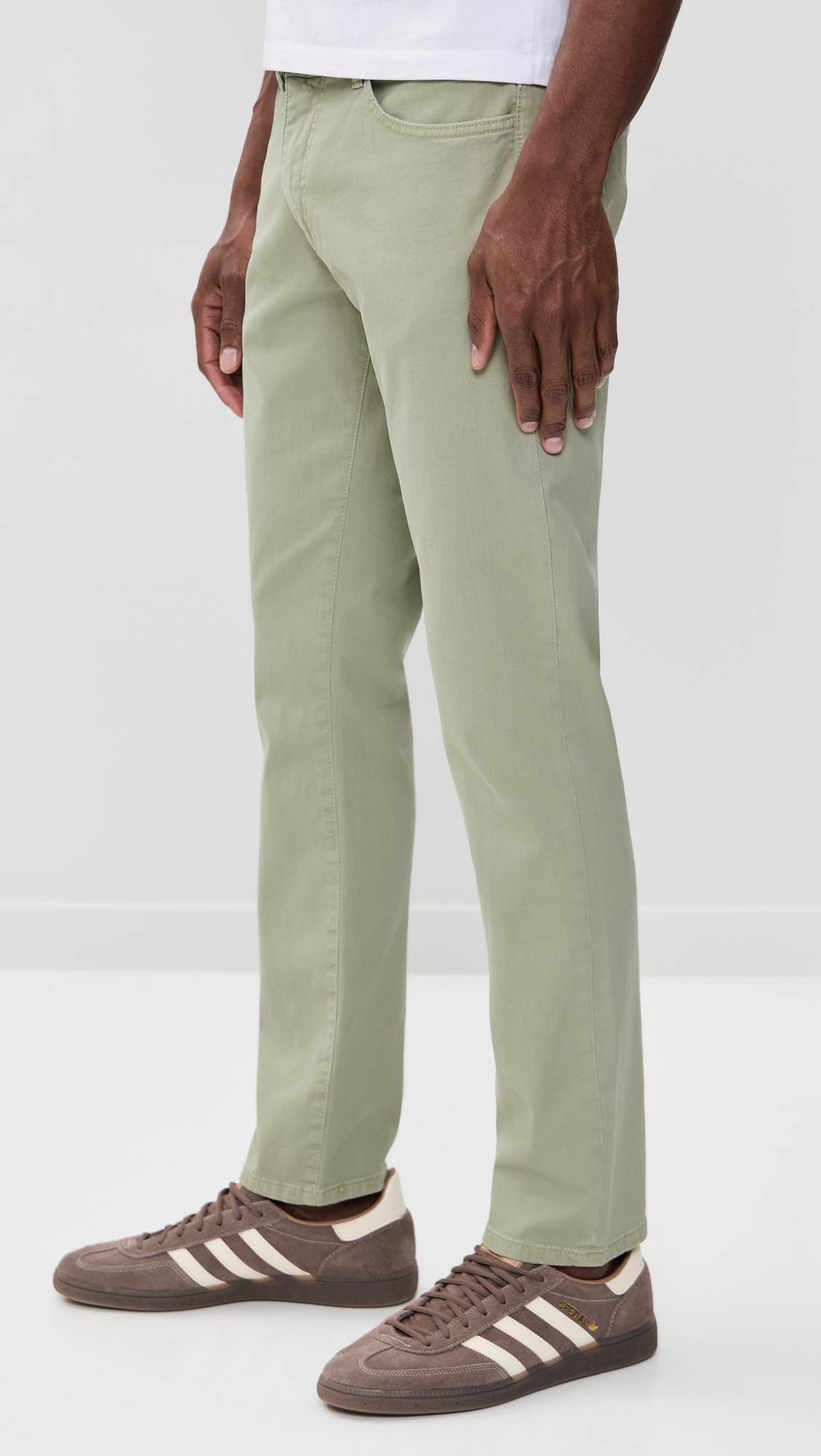 Ams Slim Twill Pants Fossil