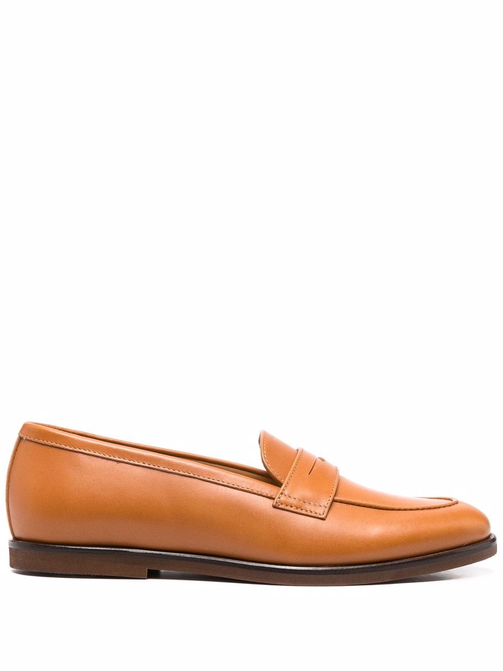 Monica leather loafers - Black