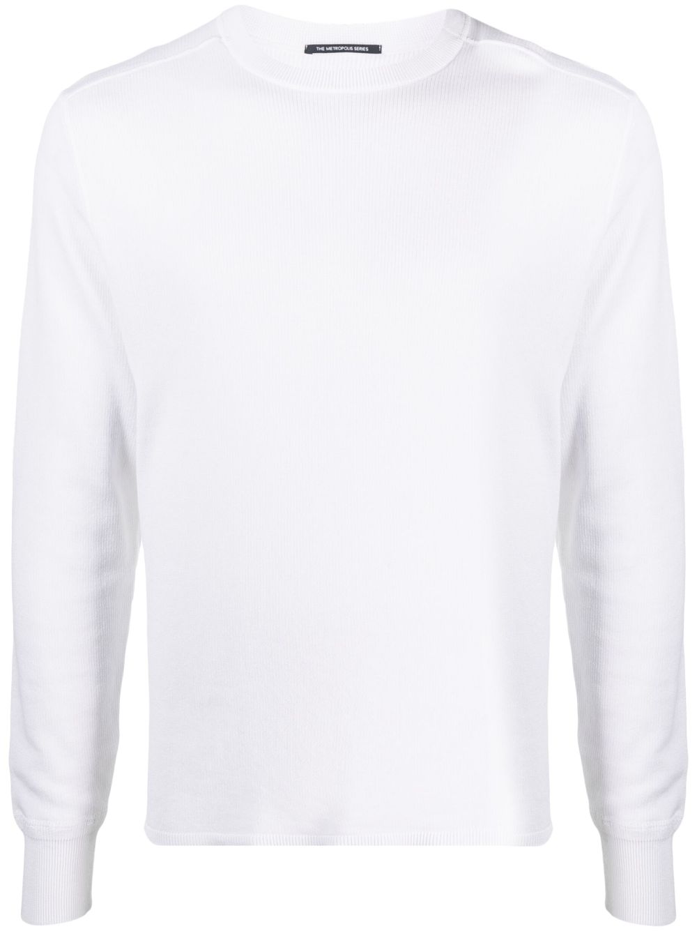 Fine-ribbed jumper - Blue