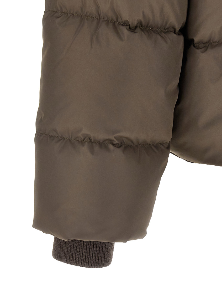 Brown Quilted Jacket
