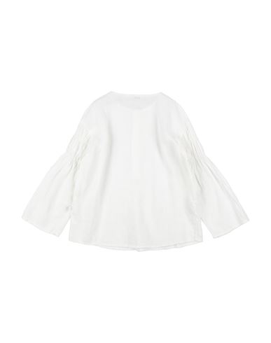 Kid Girl Top White Size 10 Linen