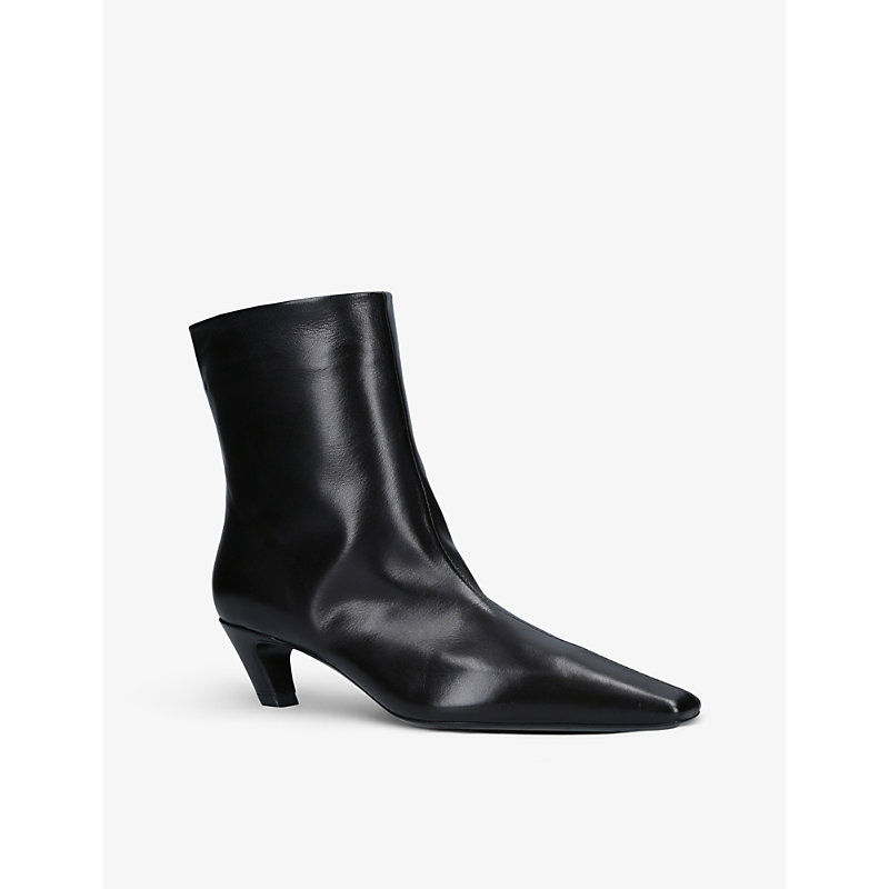 Womens Black Arizona Leather Ankle Boots