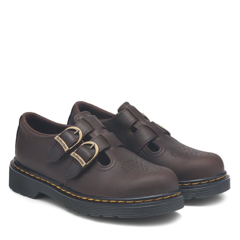 Kids' 8065 Mary Jane Little Kid Shoes (Dark Brown)