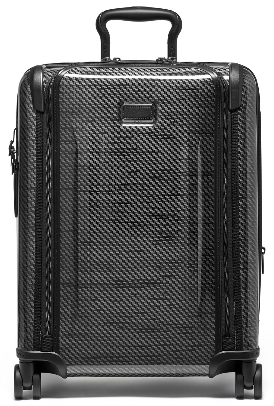 TEGRA-LITE Continental Front Pocket Expandable Carry-On In Black Graphite