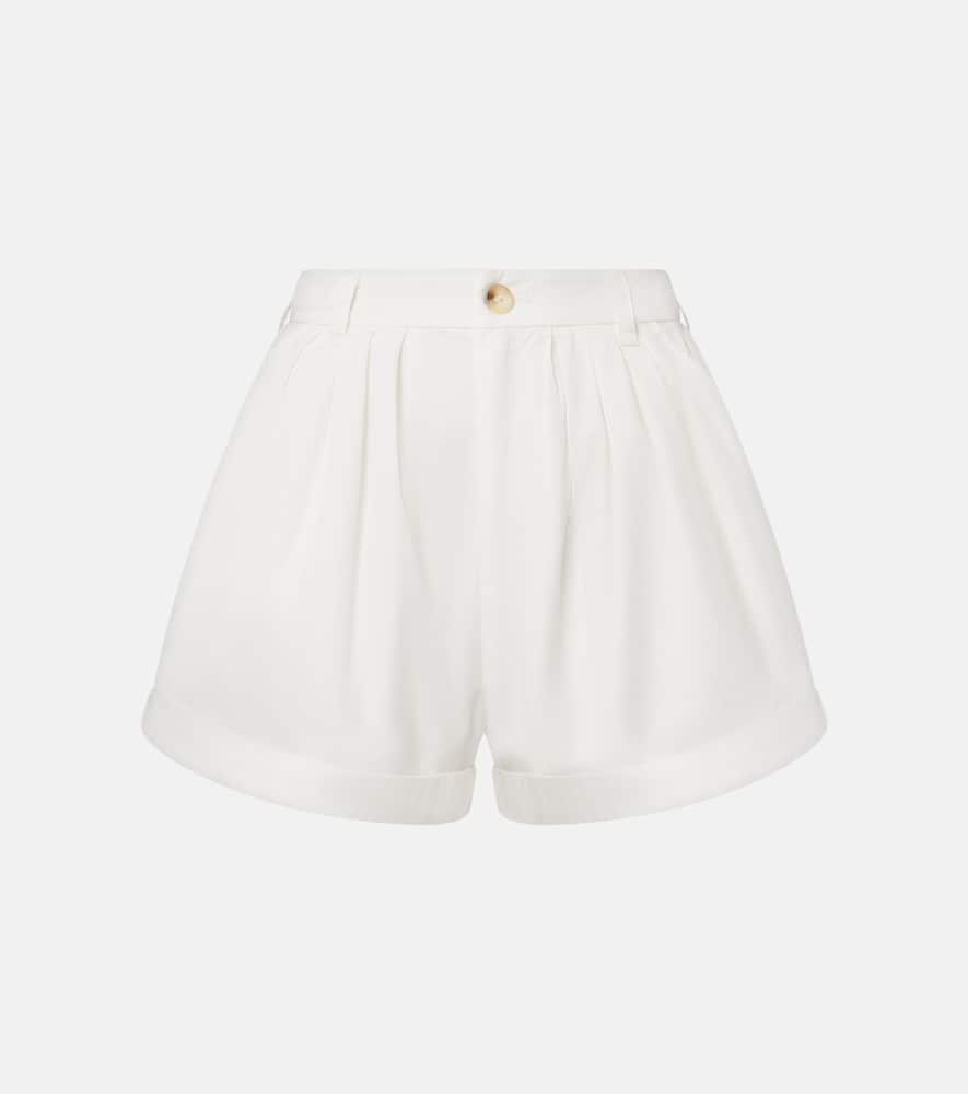 Dôen Paige cotton poplin shorts