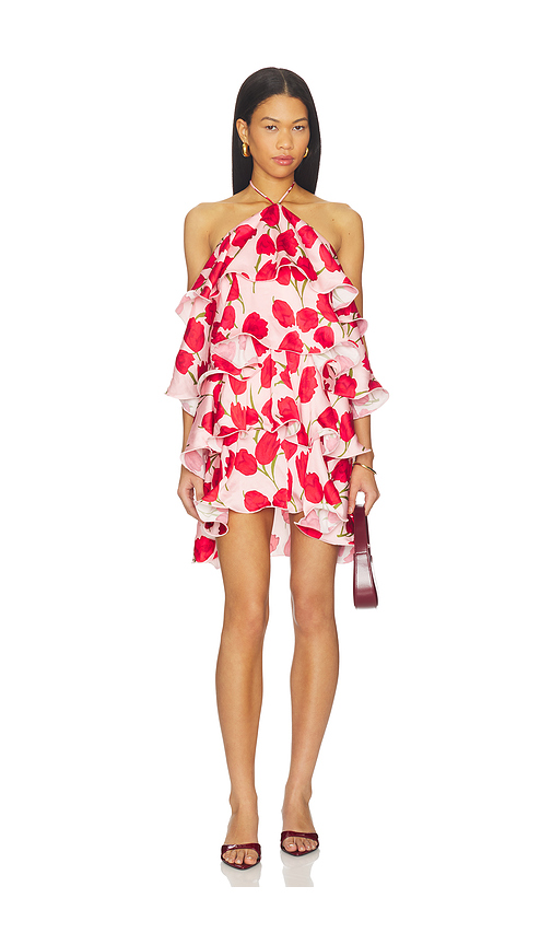 ELLIATT Melia Mini Dress in Pink. L. Also in M, S