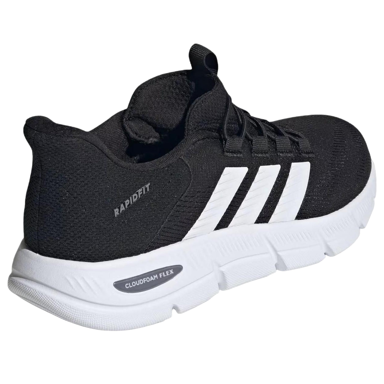 Cloudfoam Flex Rapidfit Shoes 'Core Black Cloud White Grey Three'
