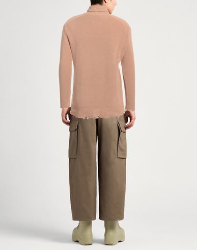 Man Turtleneck Camel Size 36 Wool