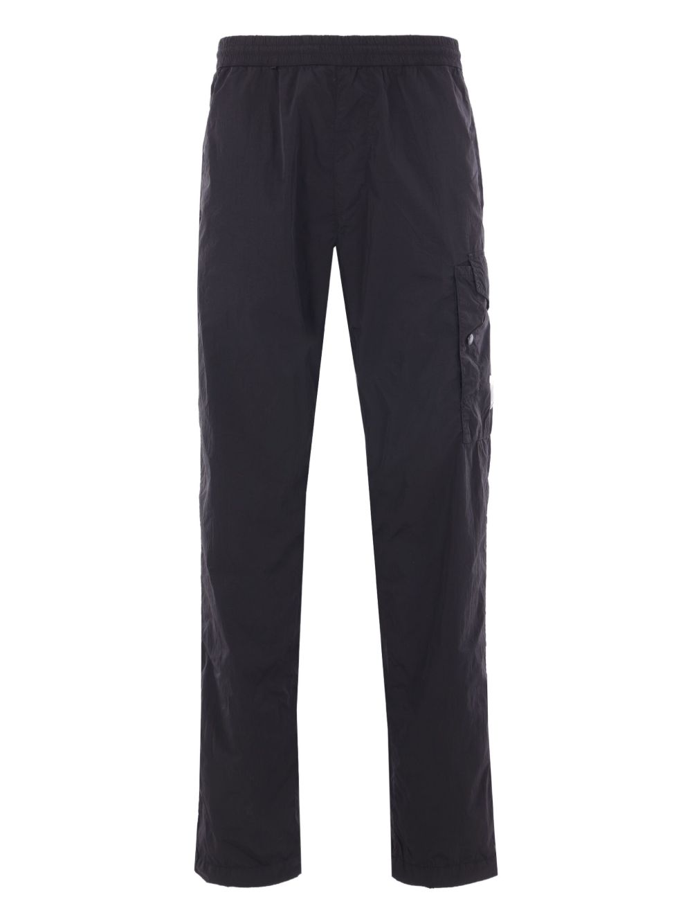 Elasticated-waist trousers - Black