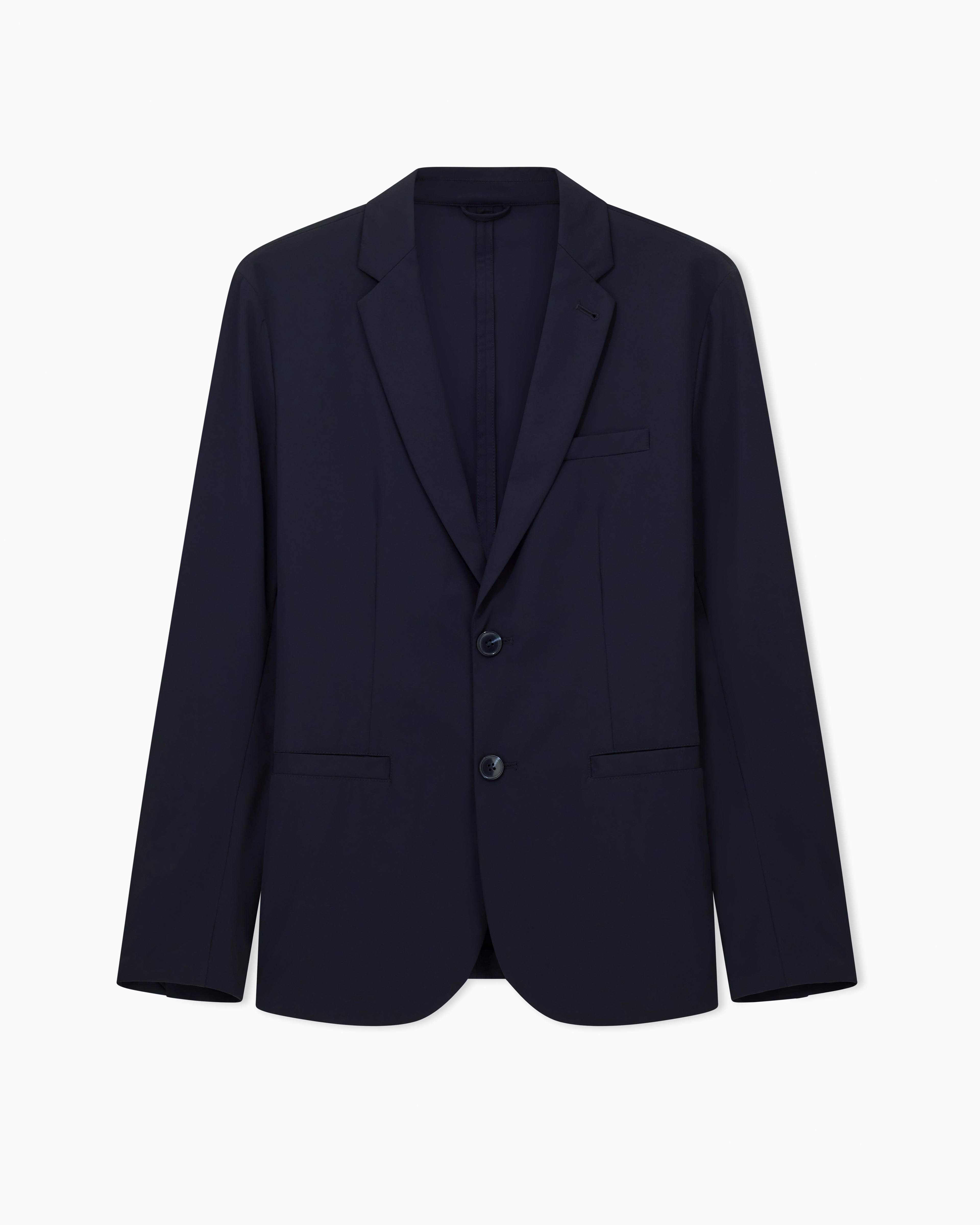 Single-breasted jacket in ultra-stretch twill