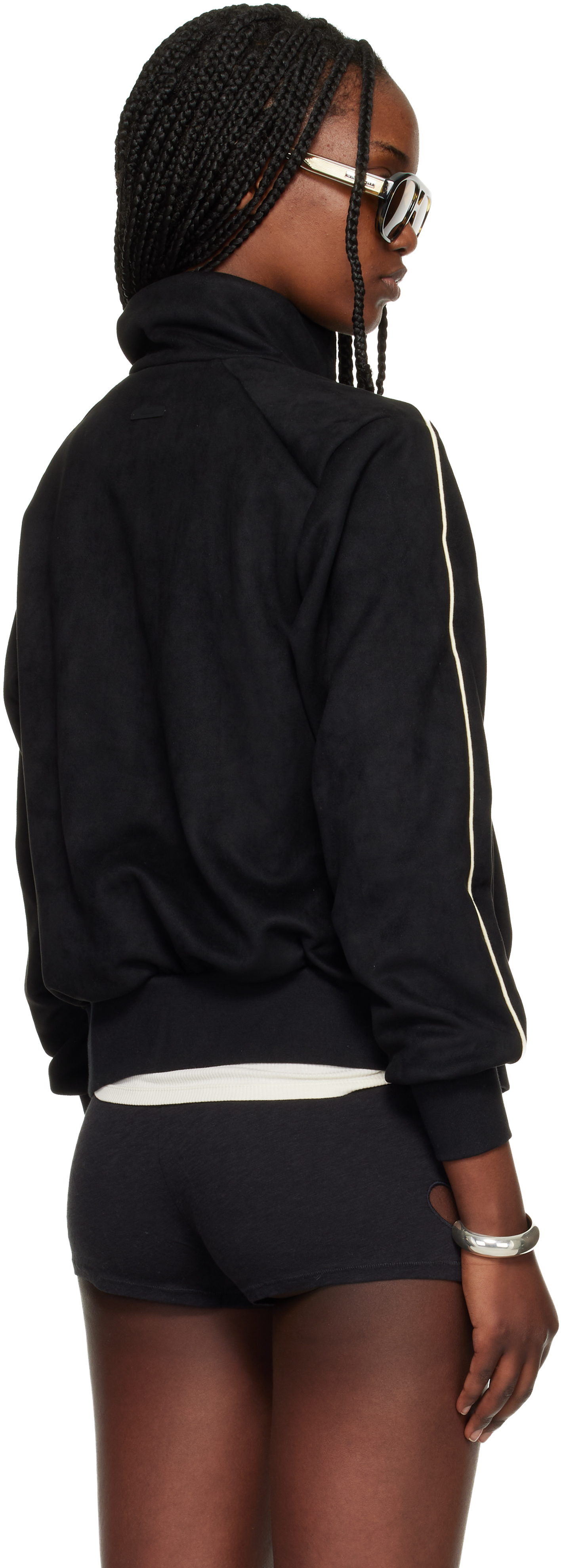 Black Signature Vintage Fit Track Jacket