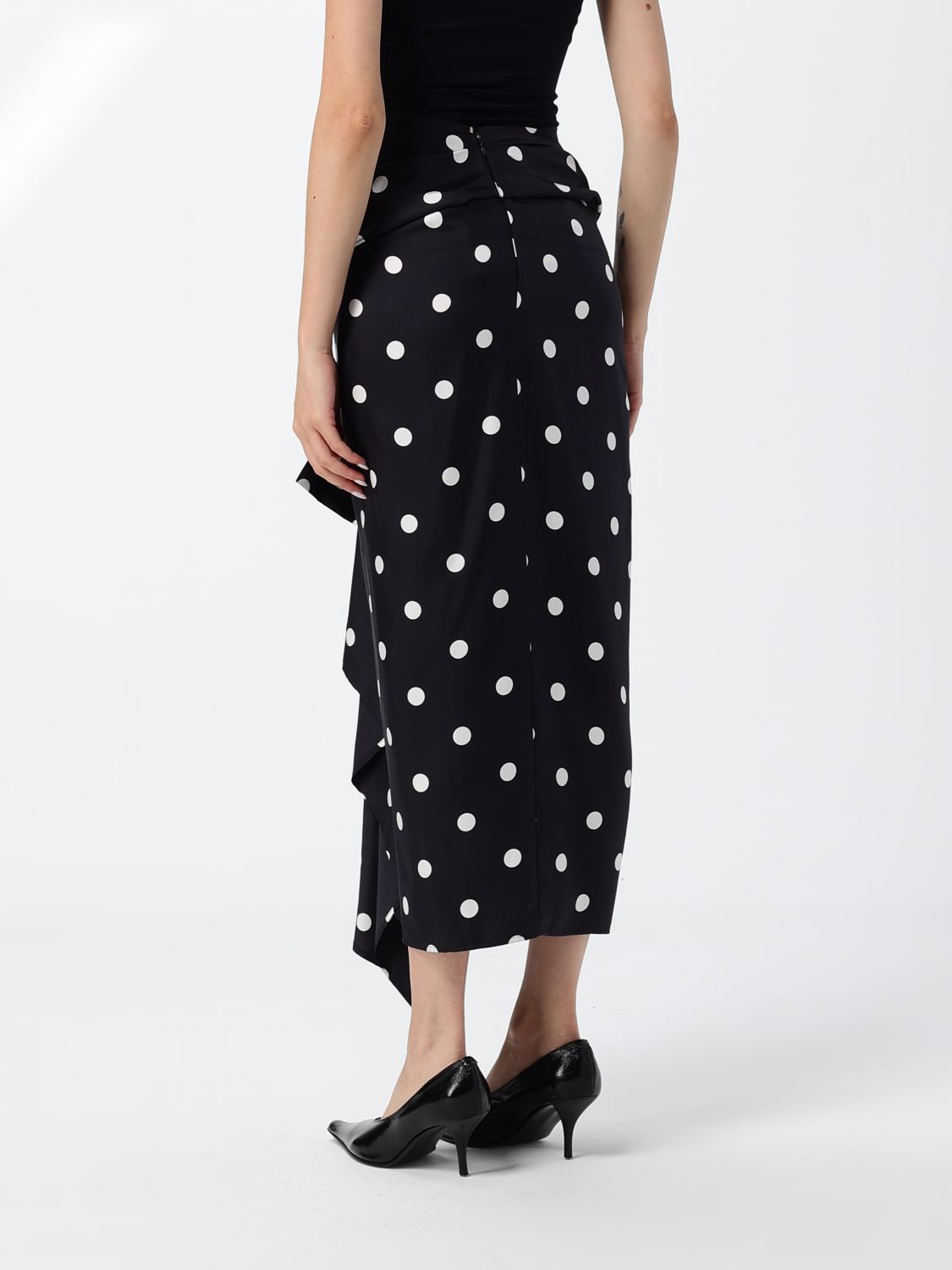 Skirt Woman color Black