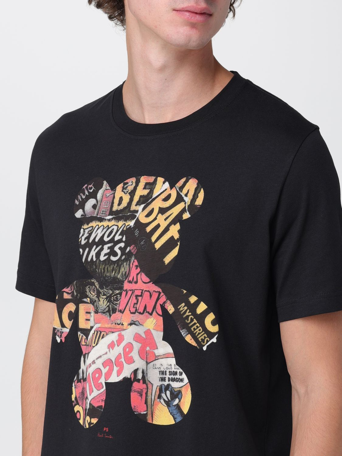 Polo Shirt Men color Black