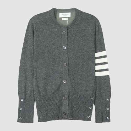 4-bar stripe cardigan