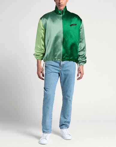 Man Jacket Green Size 38 Acetate