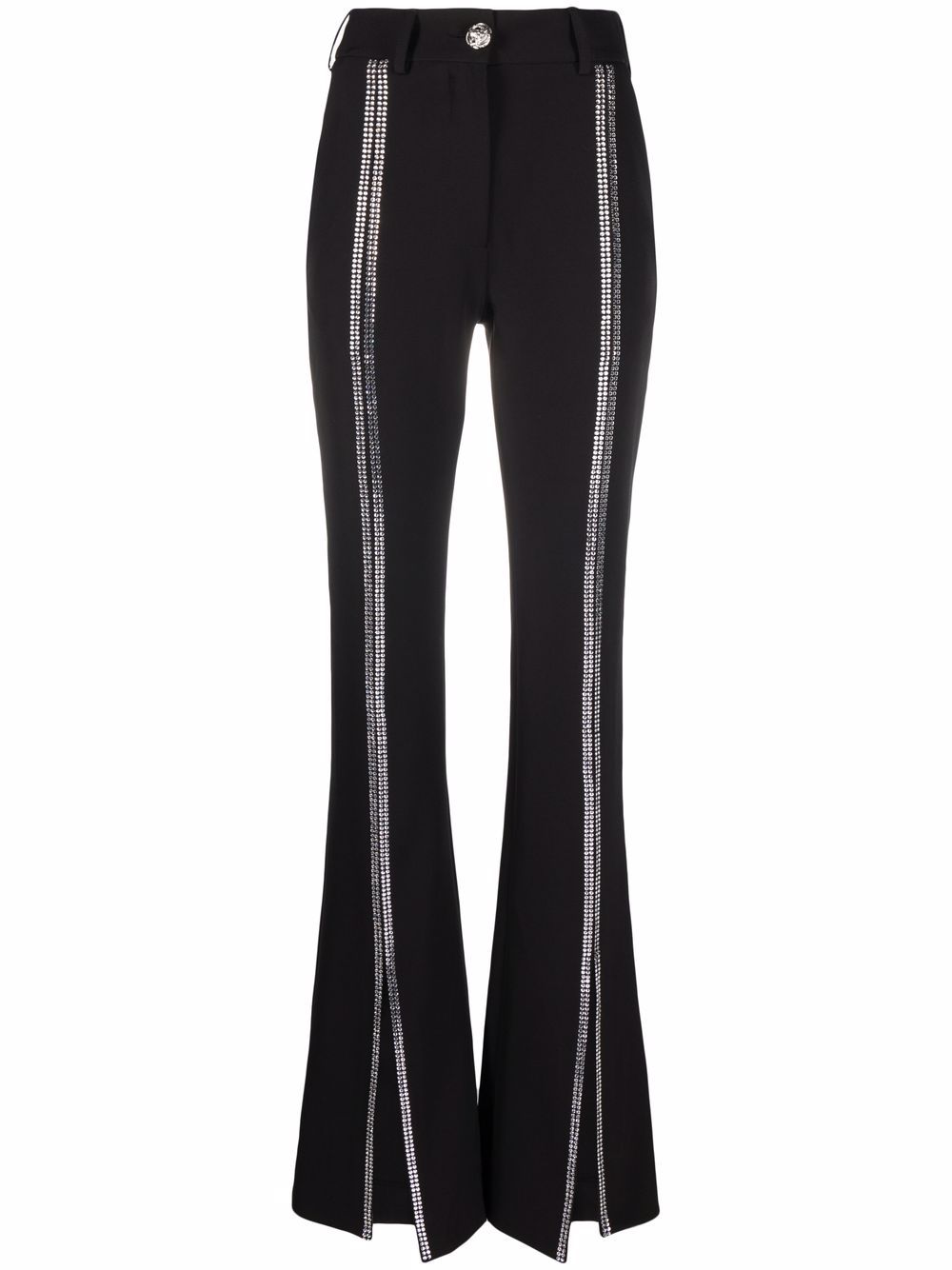 Cady high-waisted trousers - Black