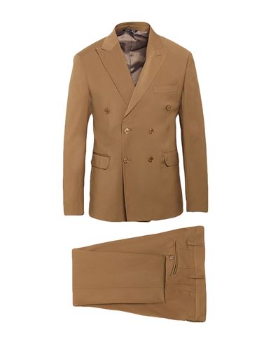 Man Suit Camel Size 36 Wool