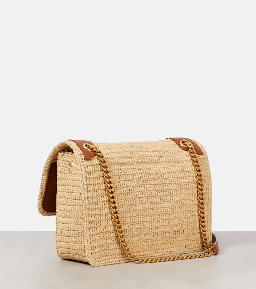 Saint Laurent Niki Medium raffia shoulder bag