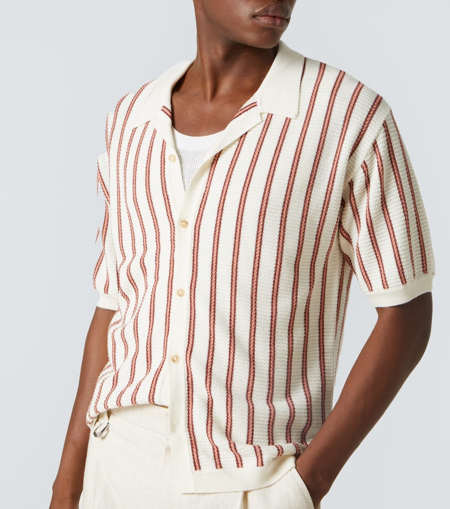 King & Tuckfield Striped wool shirt