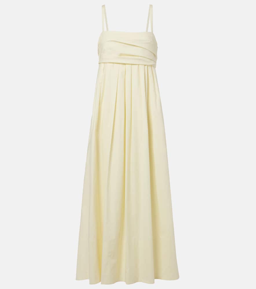 Claudine poplin midi dress