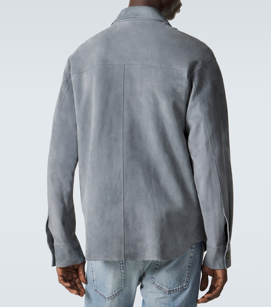 Suede overshirt