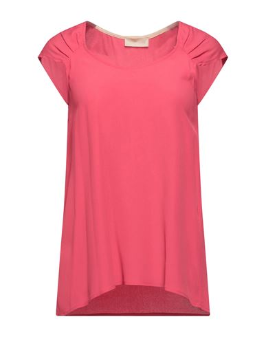 Momoní Woman Top Fuchsia Size 4 Acetate, Silk