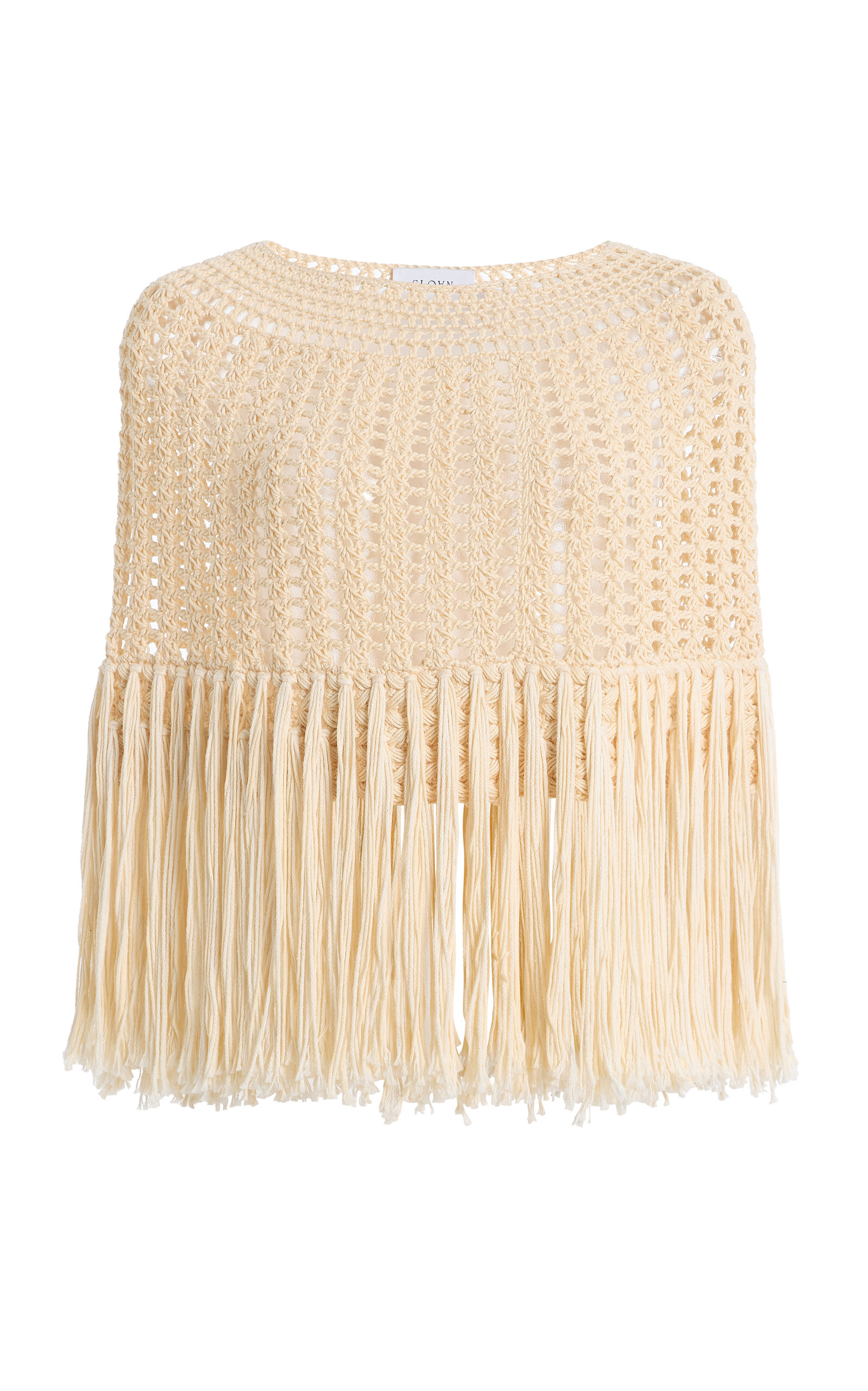 Exclusive Fringed Crochet Capelet - Moda Operandi