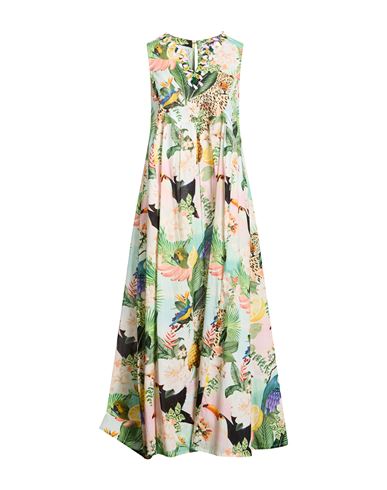 Woman Maxi dress Green Size M Cotton