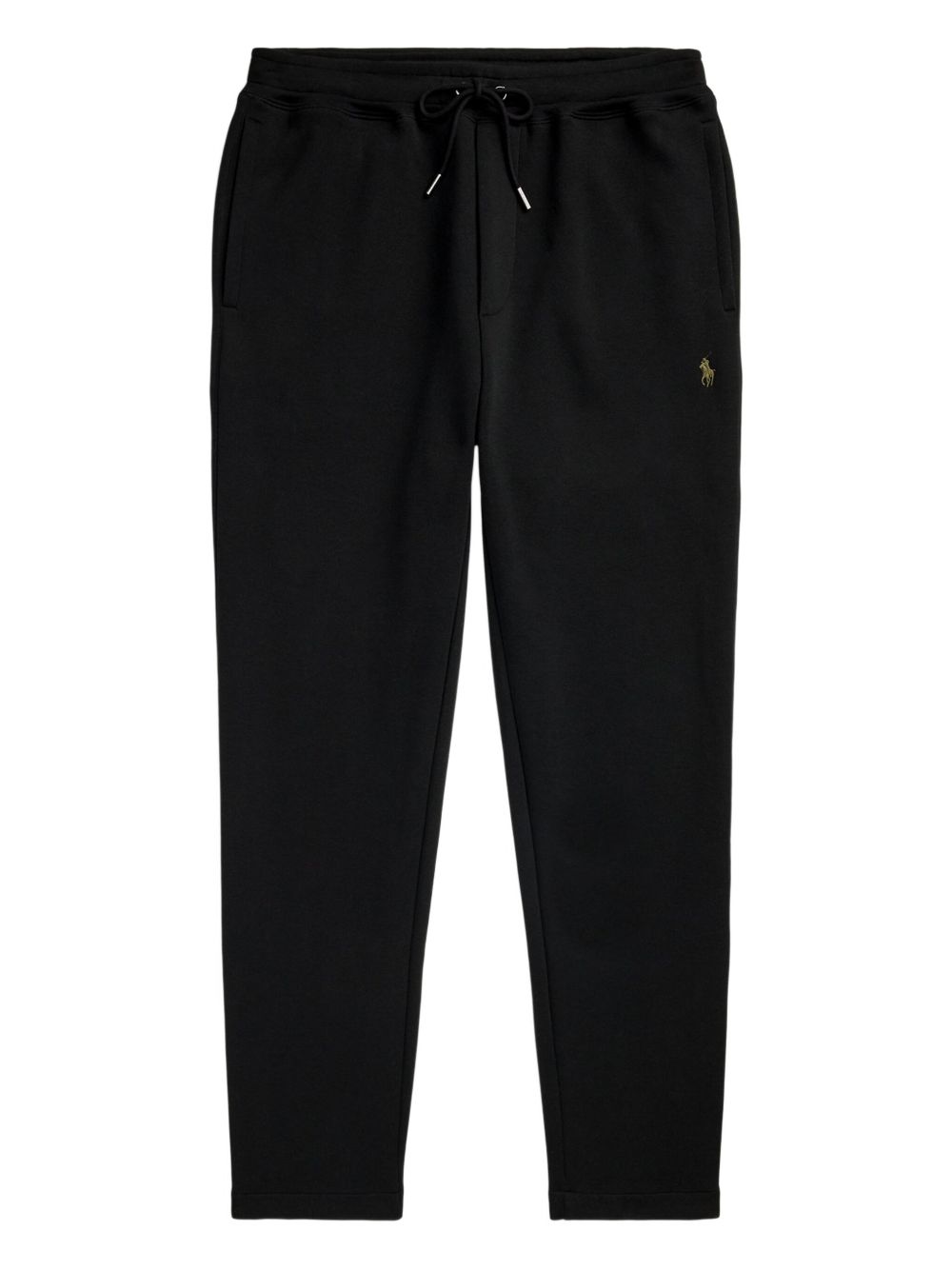 Double-knit logo trousers - Black