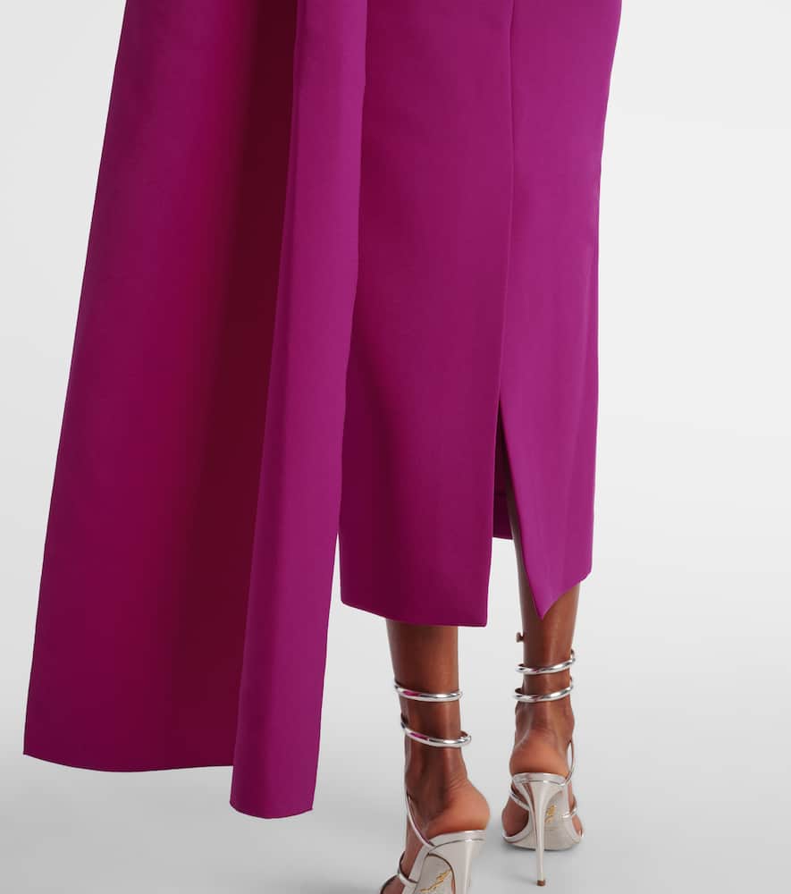 Roksanda Maite draped crêpe gown