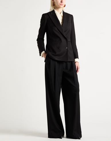 Woman Blazer Black Size 8 Polyester, Viscose, Elastane