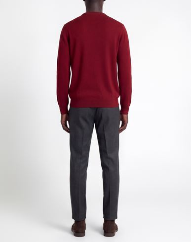 Man Sweater Brick Size 40 Wool