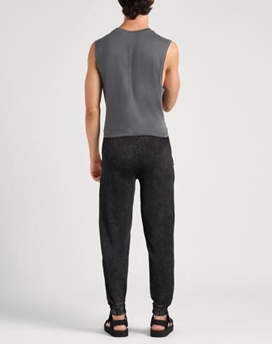 Man Pants Charcoal Size S Cotton, Polyester
