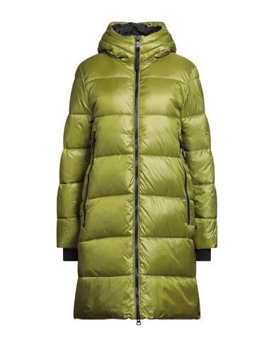 Woman Puffer Lime green Size S Polyamide